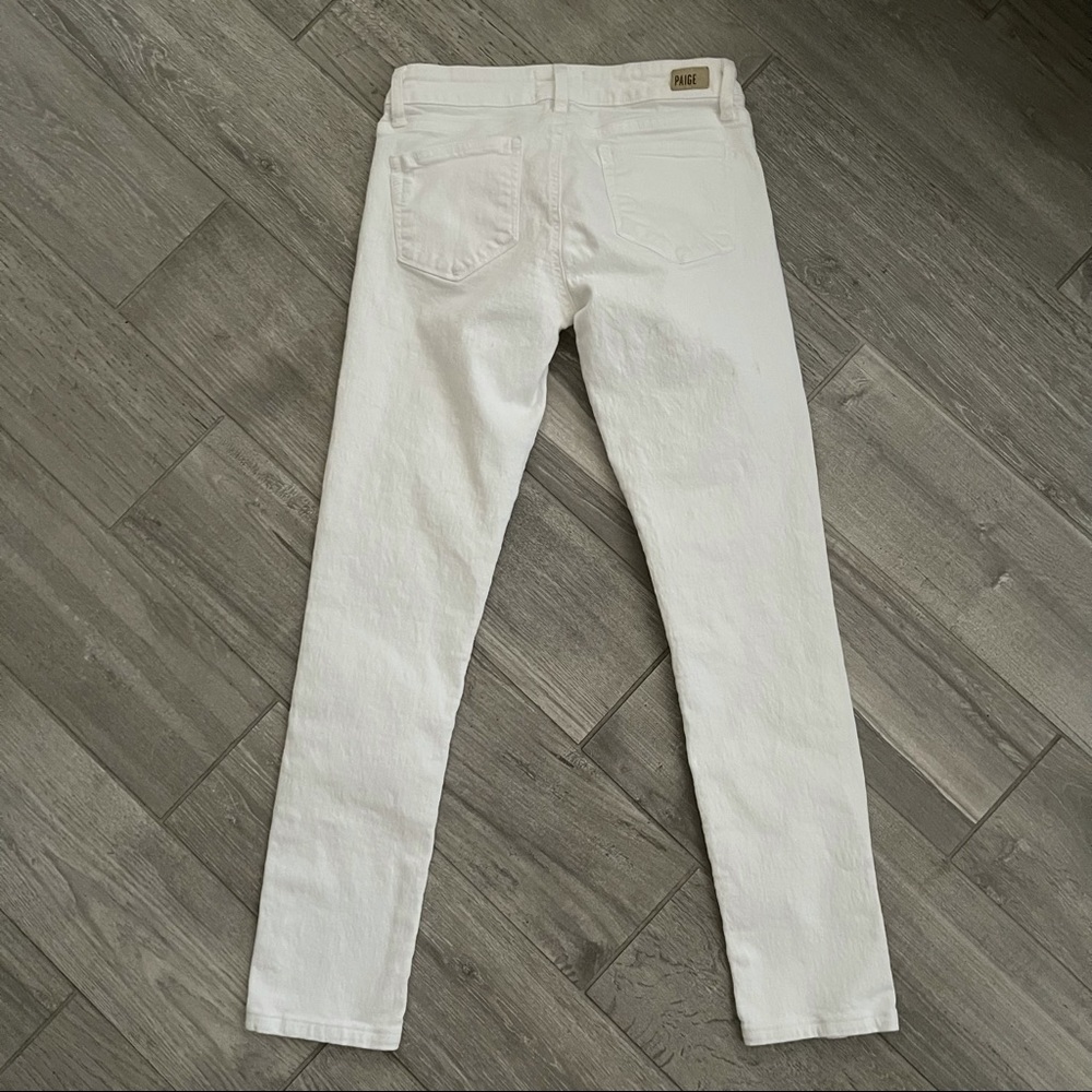PAIGE White Skyline Skinny Jeans - Picture 2 of 8